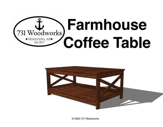 Farmhouse Furniture Bundle (7 Popular Woodworking Plans)