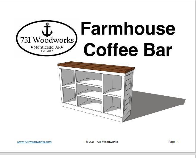 Farmhouse Furniture Bundle (7 Popular Woodworking Plans)