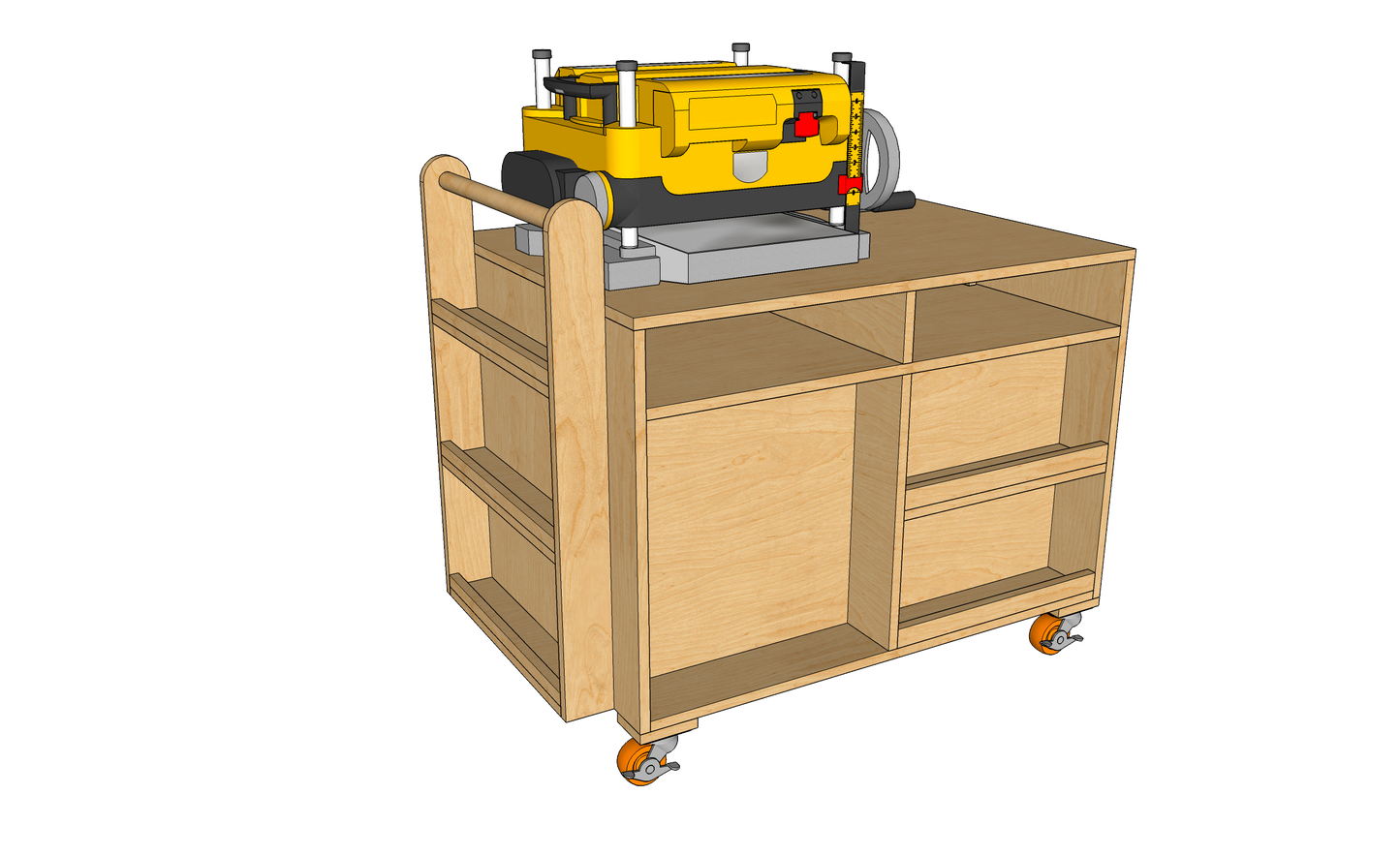 Mobile Tool Cart Woodworking Plans