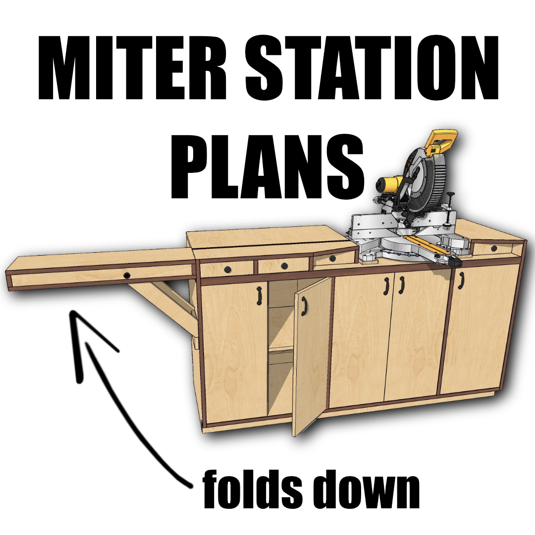 Miter Saw Station Build Plans
